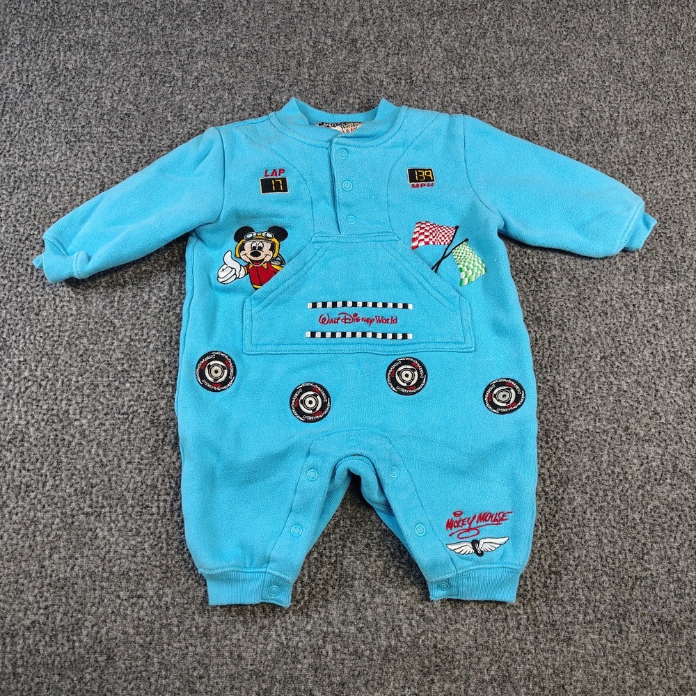 vintage mickey mouse jumper 6 months one piece